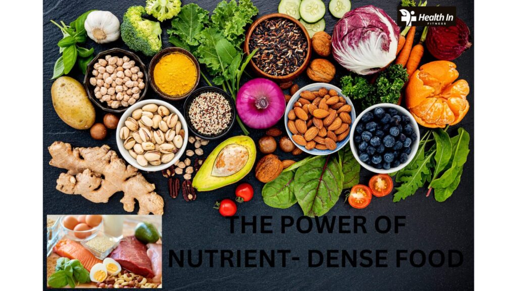 "Fresh veggies and nuts showcasing the benefits of nutrient-dense foods."