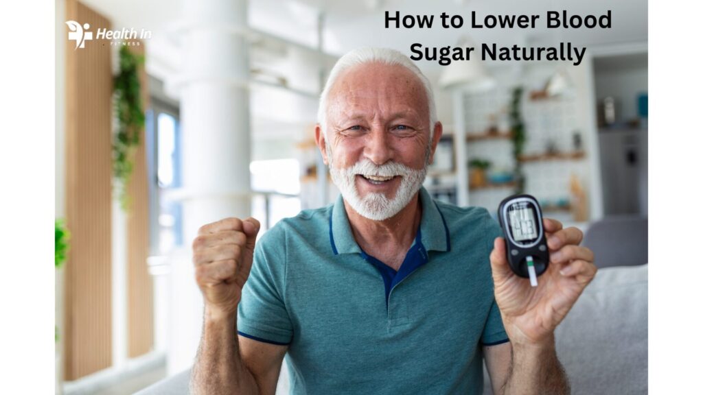 "Elderly man smiling while holding a blood sugar meter."